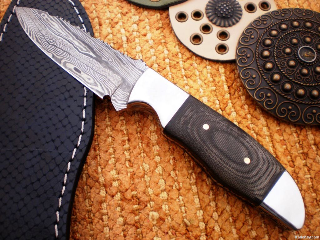 Damascus Fixed Knife