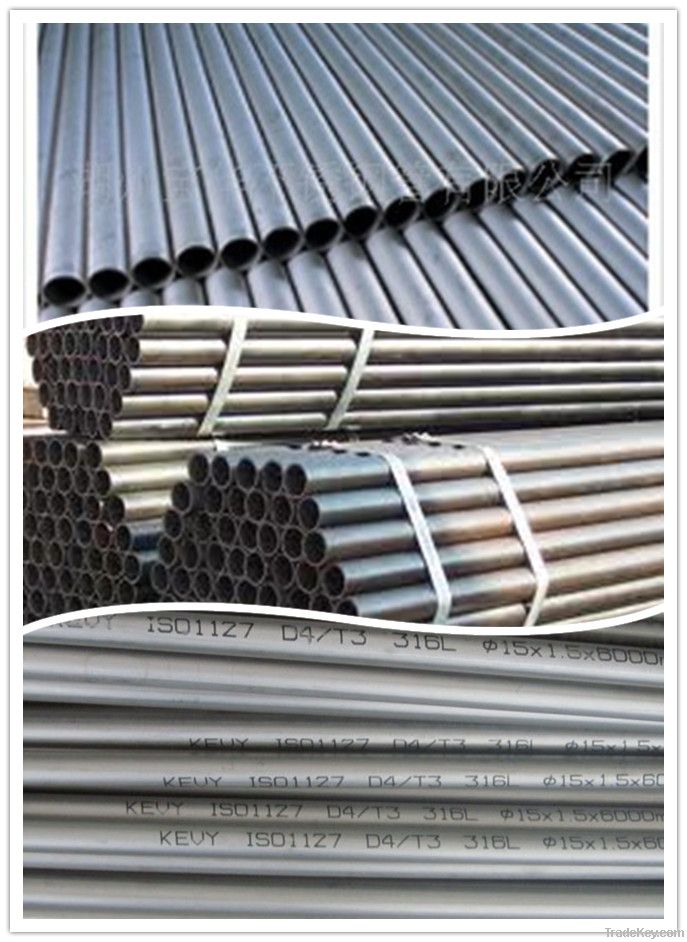TP 316L seamless stainless steel pipes EN 10219