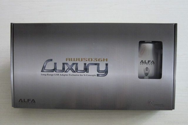 High power Luxury Alfa High Power Adapter Realtek8187L Chipset 2dB and
