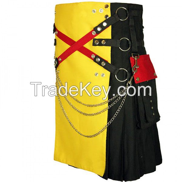 STYLISH TWO TONED KILT