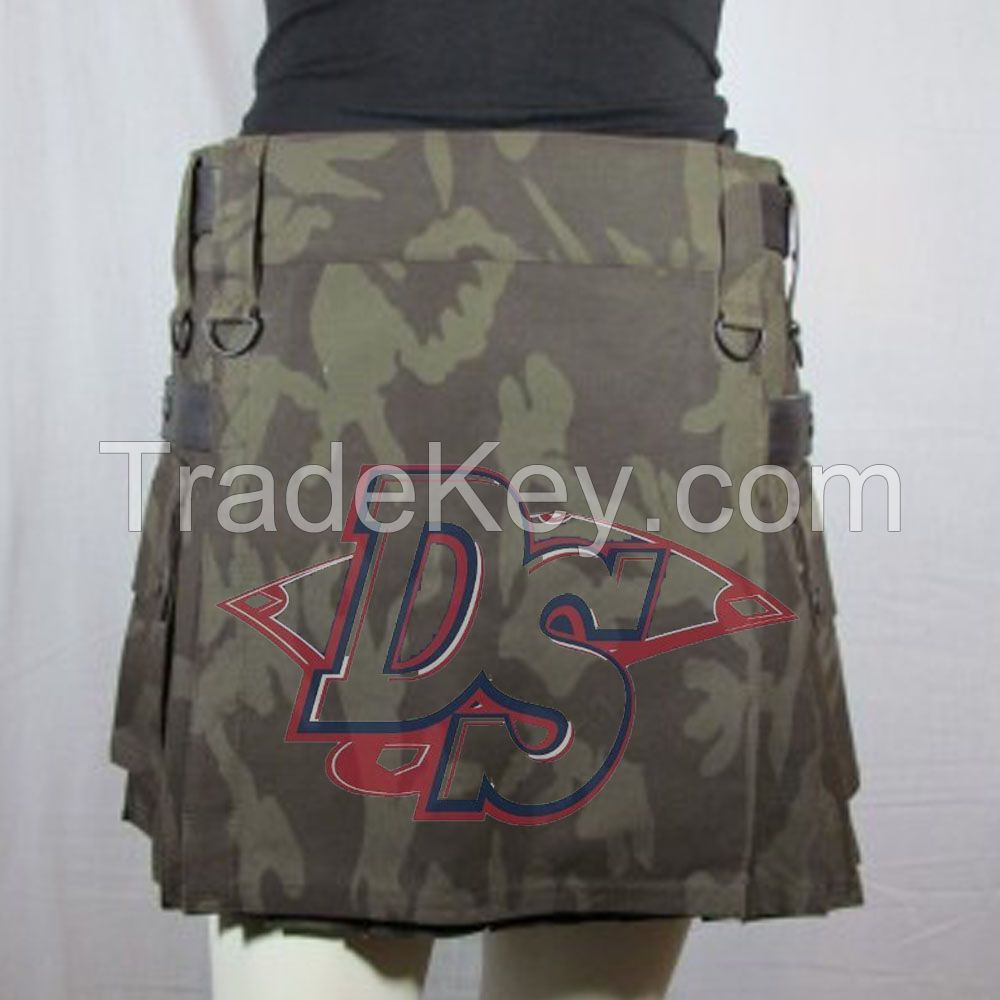 Ladies camouflage kilt wholesale