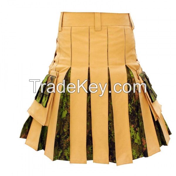 STYLISH TWO TONED KILT