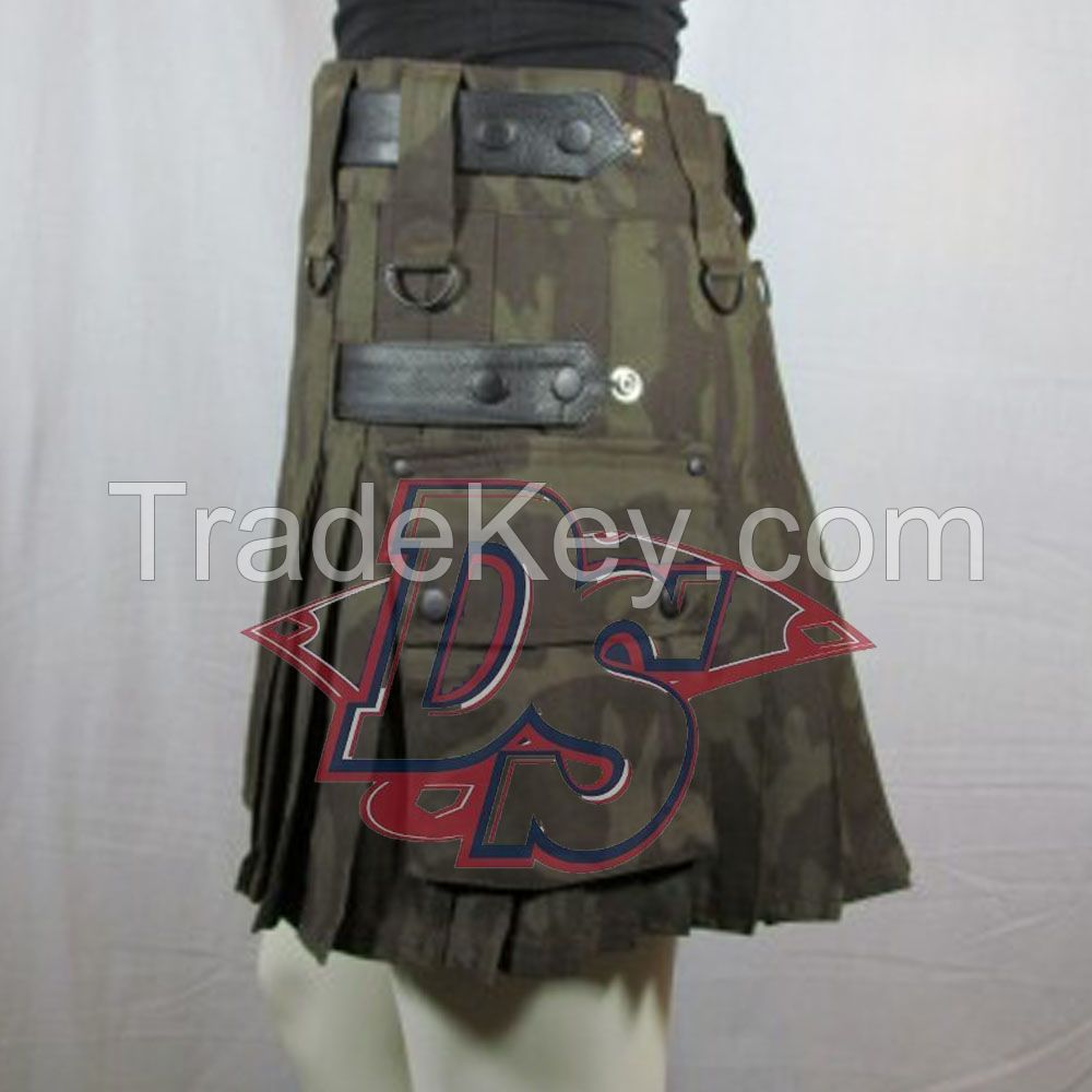 Ladies camouflage kilt wholesale