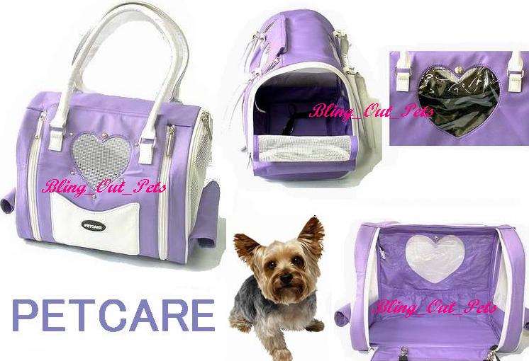 PURPLE LAVENDER PETCARE Pets SMALL DOG CAT Carrier Bag