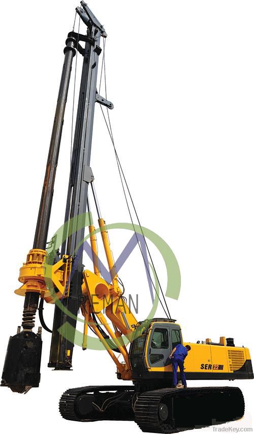 high quality hydraulic rotary drilling rig, construction machinery