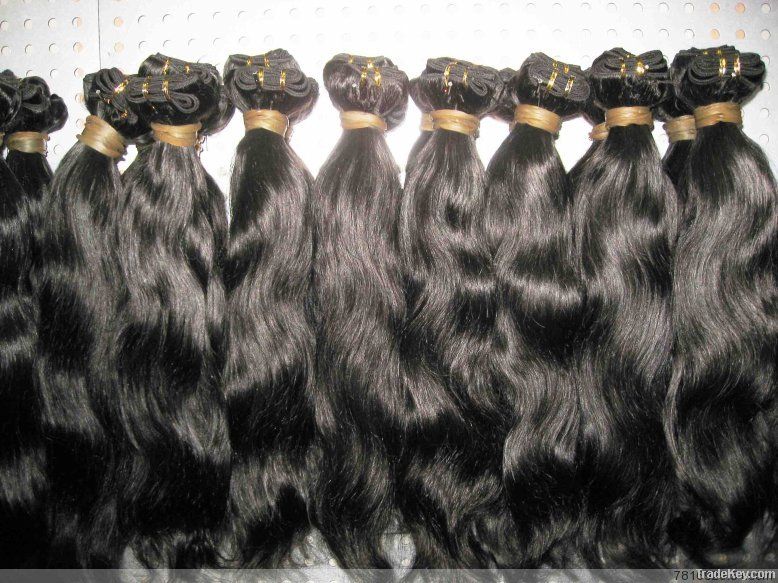 100% virgin indian remy human hair