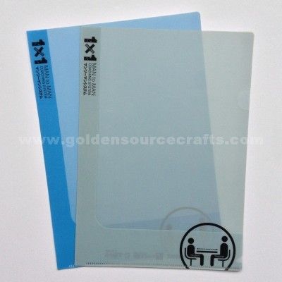 Plastic Pp A4 L Shape File Folder