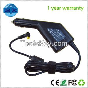 USB Car Charger for Laptop Acer 19V 4.74A 90W with USB Port 5V 1.5A