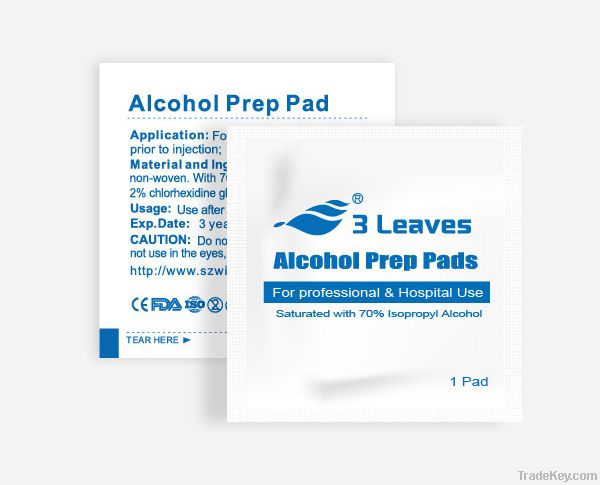 Sterile alcohol prep pads