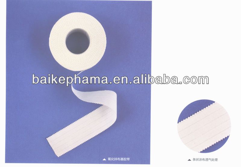 Zinc oxide adhesive cloth tape