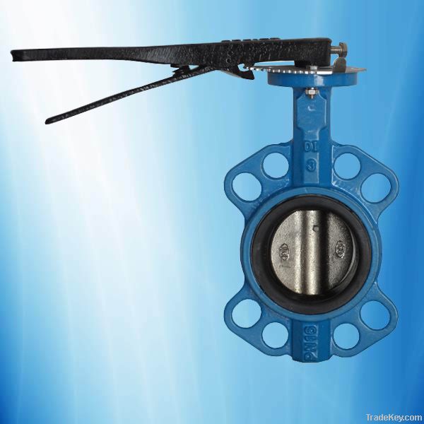 ductile Iron center line wafer butterfly valve
