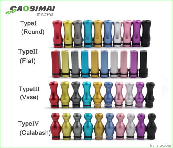 gaosimai innovative various color drip tips for e-cigarette