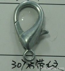 item 307 heart shape zinc alloy lobster clasp for fashion accessories