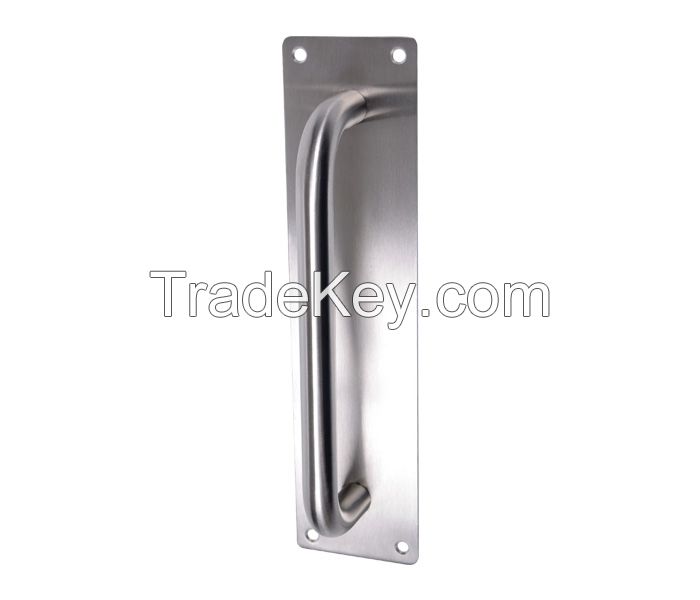 Door Pull plate Polished Stainless Steel