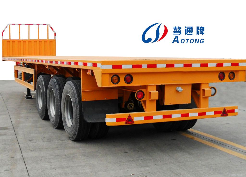 hot sale flat bed semi trailer