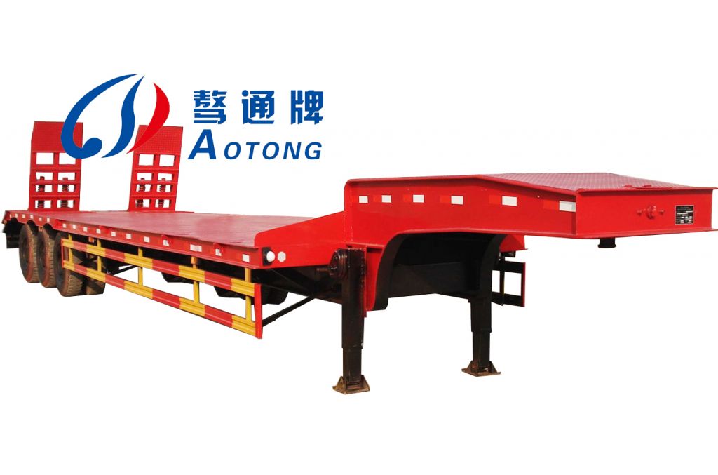 Competitive 60t-80t Low Bed Semi Trailer
