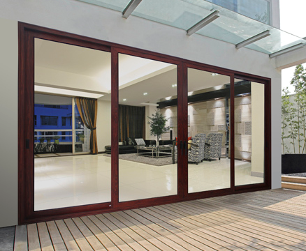 aluminum sliding door