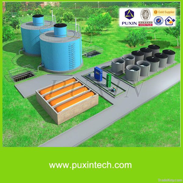 PUXIN medium and large size biogas power plant
