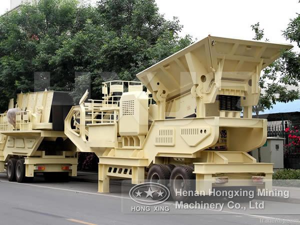 mobile stone crusher machine