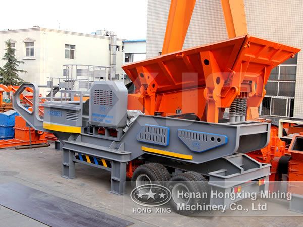 trucked mobile crusher