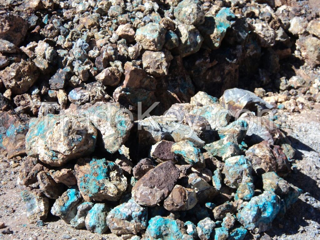 Copper Colpa Copper Ore in rocks