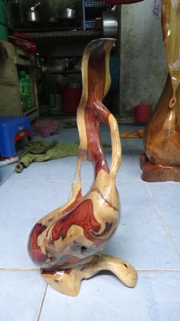 wooden vessel