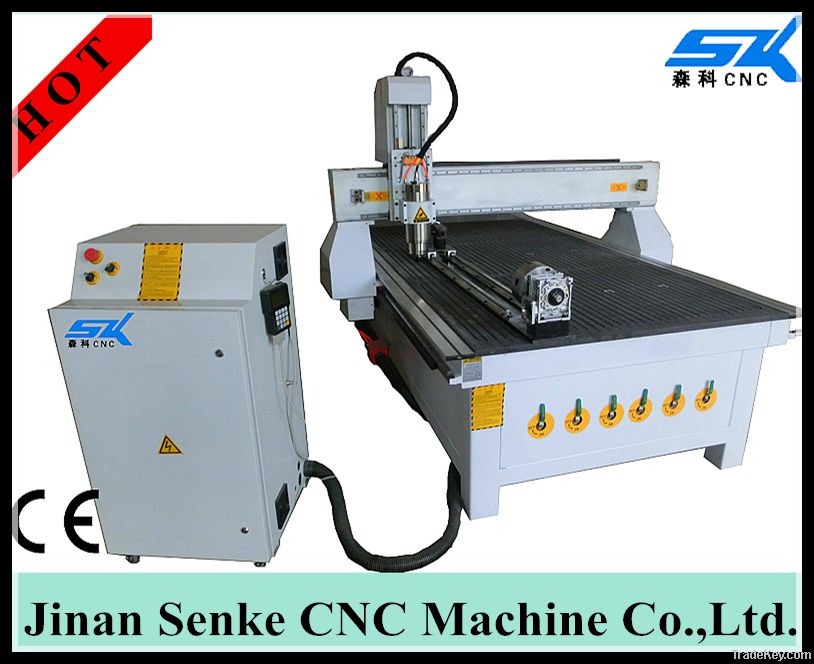 wood cnc router for mdf furniture/cnc router rotary axis