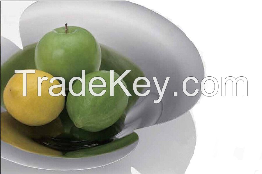 Fruit Plate in 18/8 with Petal Design 