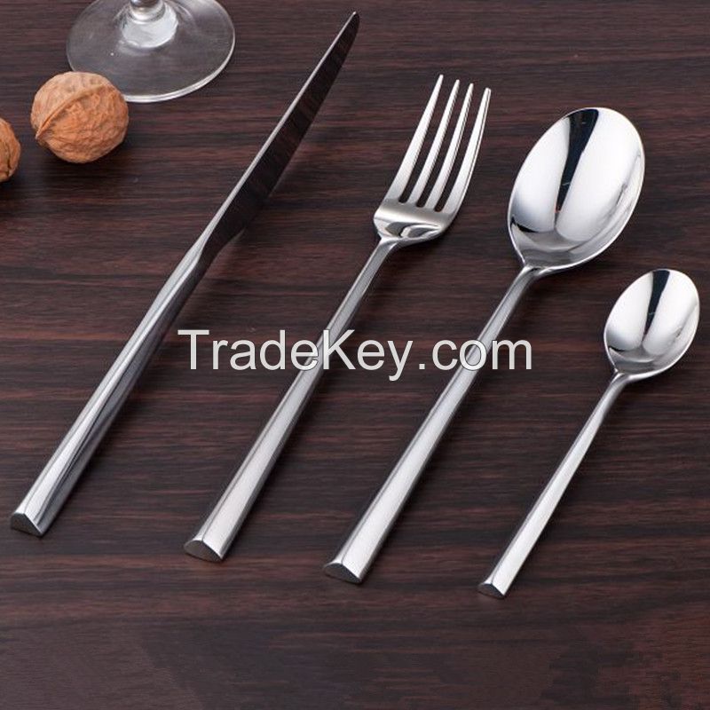 14pcs Stainless Steel Flatware Set, Perfect for Star Hotel 