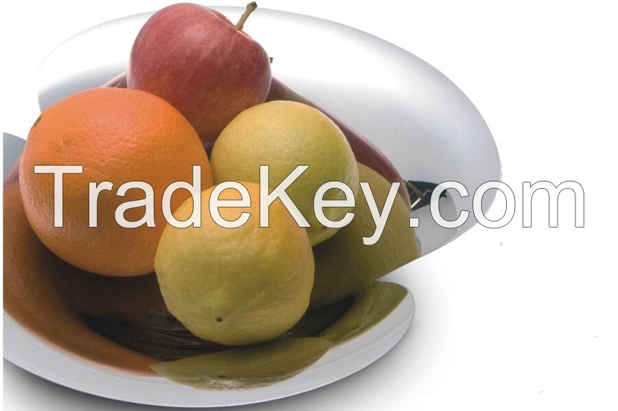 Fruit Plate in 18/8 with Petal Design 