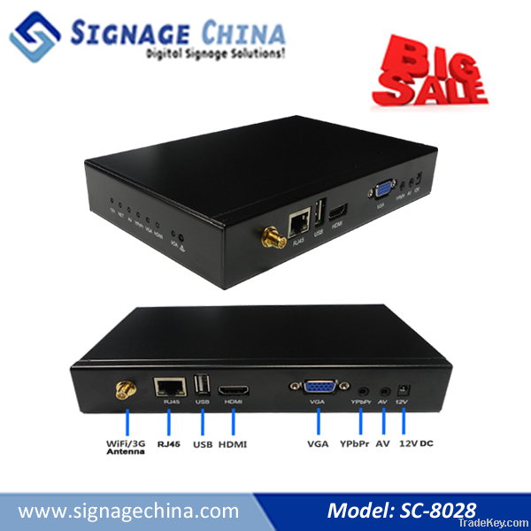 SC-8028 Network Digital Signage Media Pl