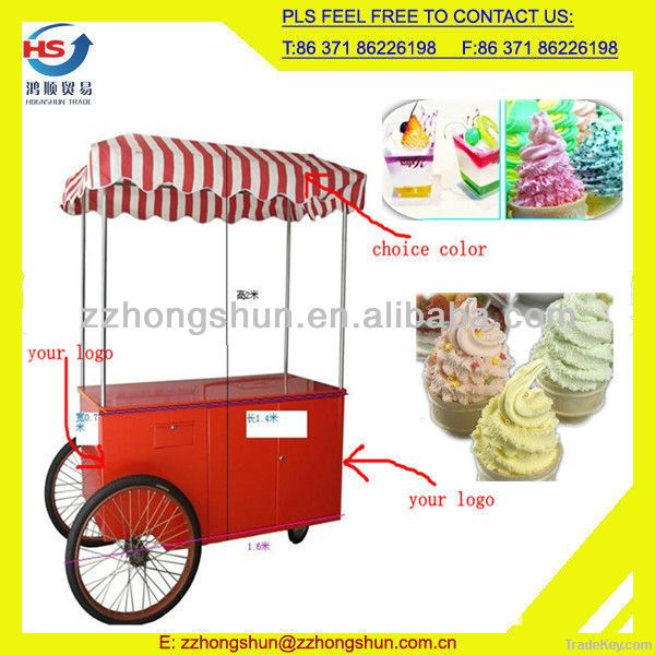 2013 Hoting selling ice cream cart for sale