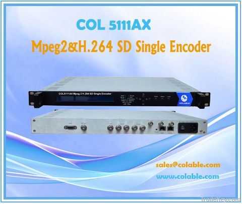 COL5111AX Mpeg2&H.264 SD Single Encoder