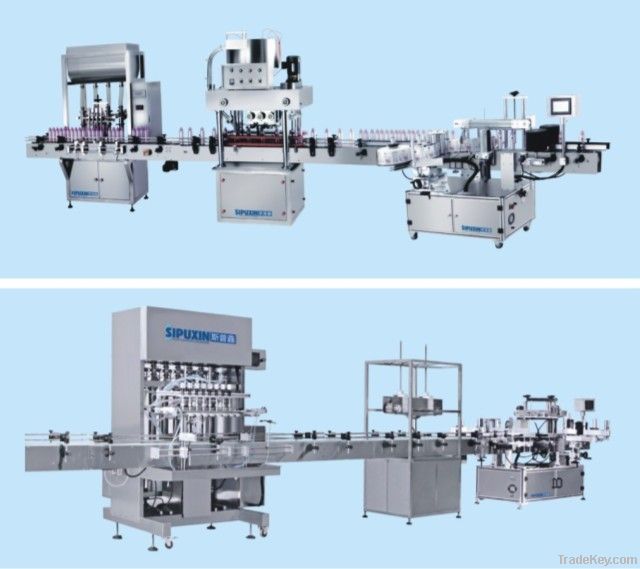 25-2500ML Full automatic drink juice beverage filling capping labeling