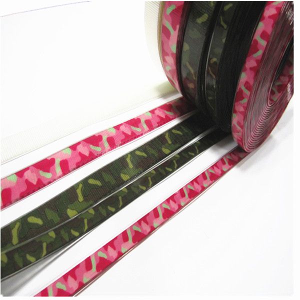 coated webbing with unique printed pattern