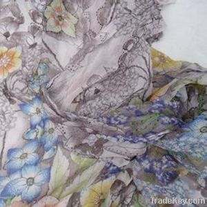 Jacquard Georgette Fabric