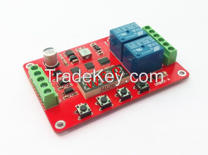 Wholesale 2-ways 12V DC Multifunction Self-lock Relay PLC Cycle Timer Module Delay Time Switch