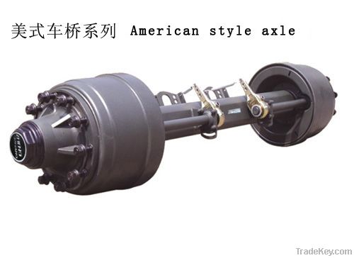 Semi-trailer American style axle FUWA high quality low price