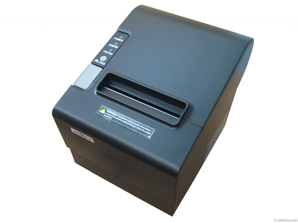 80mm pos thermal receipt  printer with auto cutter usb interface