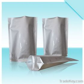 popular 3 sides seal plastic foil packaging bags