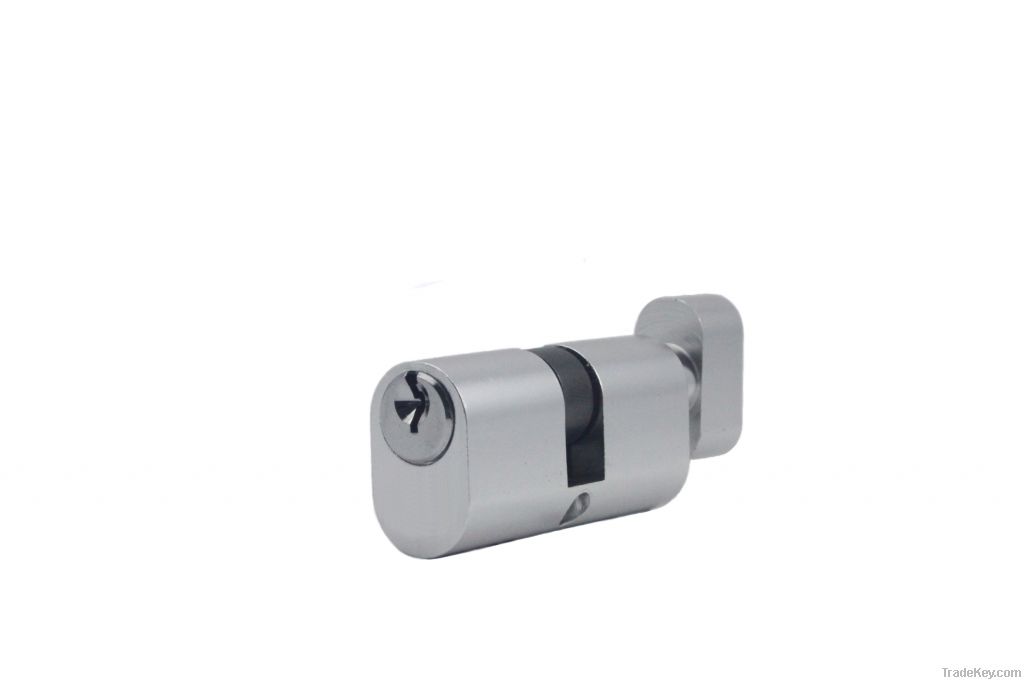 Oval high quality Aluminum cylinder lock