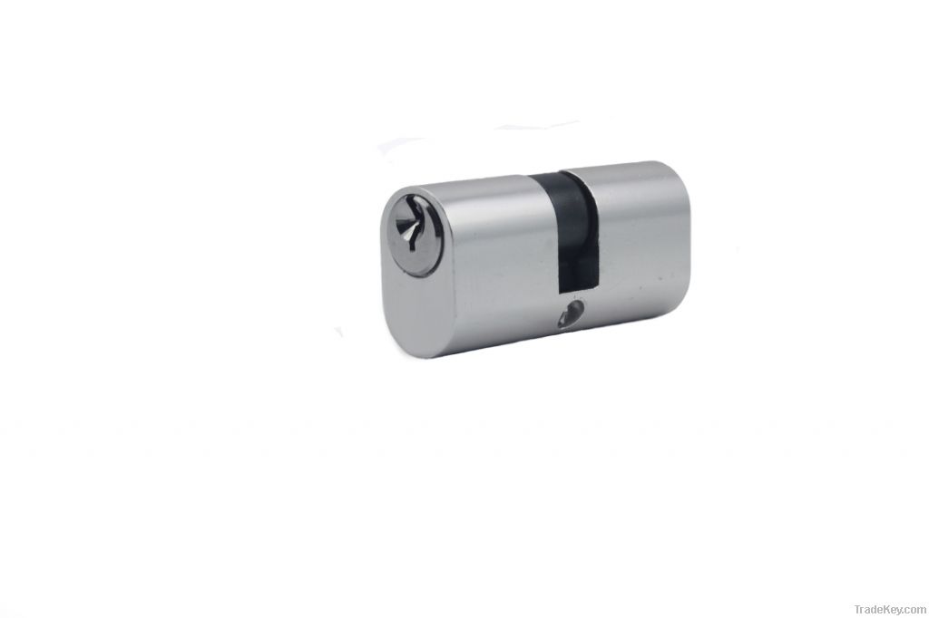 Oval high quality Aluminum cylinder lock