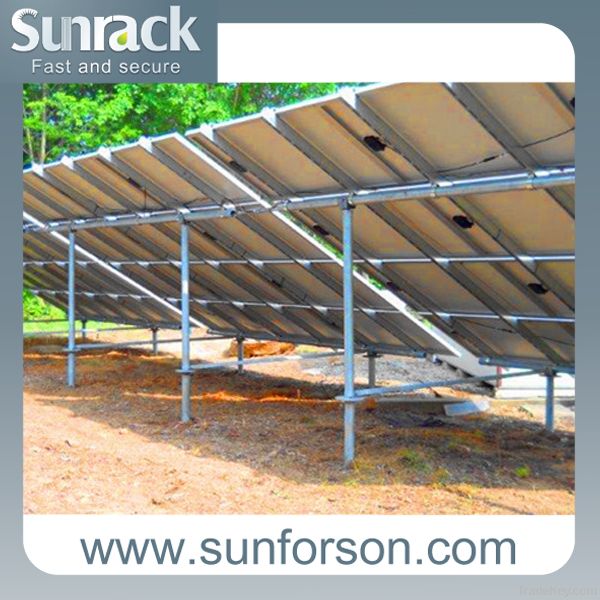 Ground Screw Solar Mounting Structure