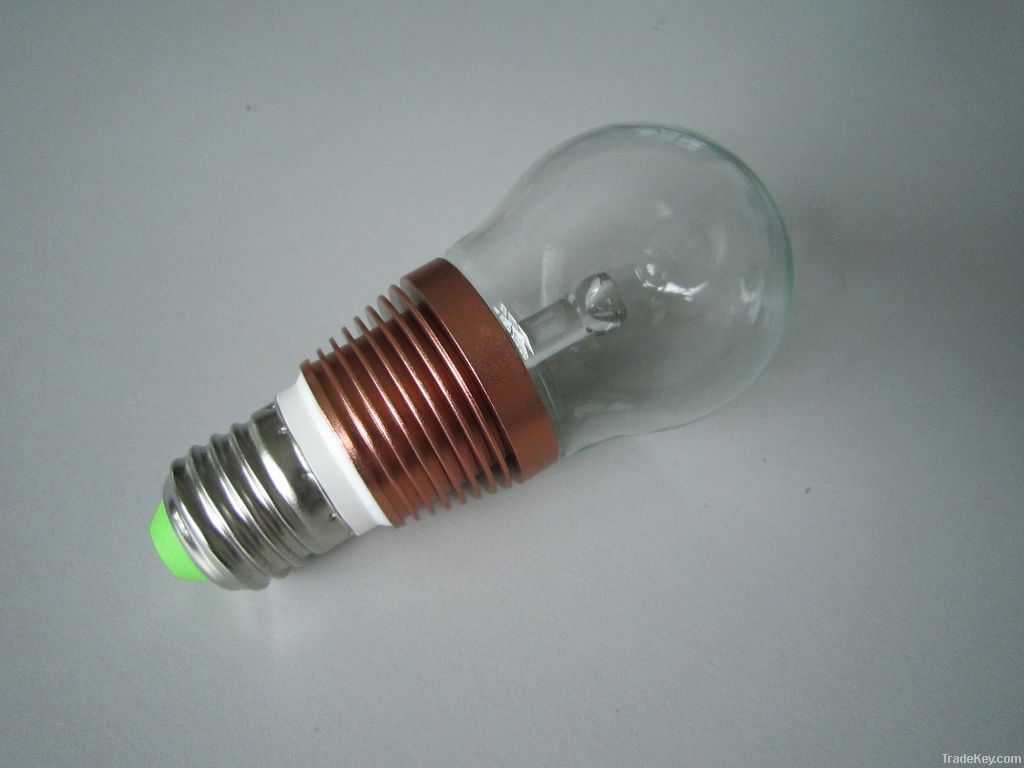 5W transparent glass LED Lighting Bulb E27 E11 E14 E17 E26