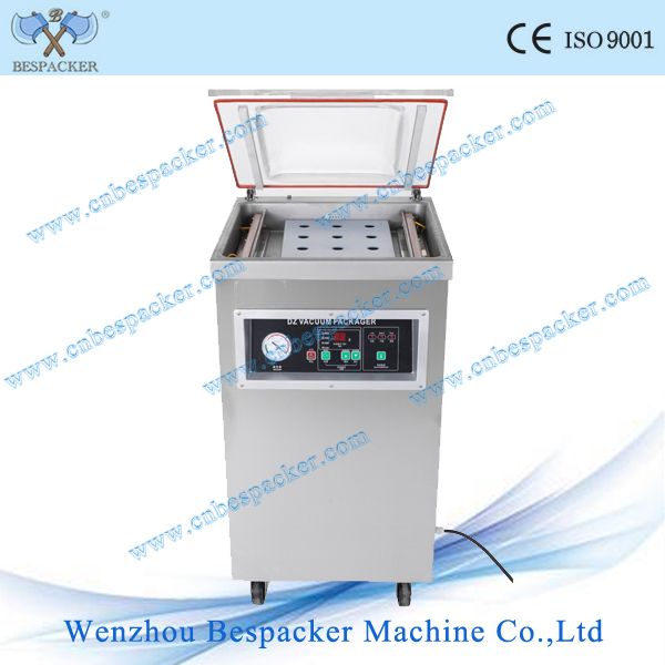 DZ-600 Stand type 2 sides sealing fruit and vegetable vacuum packing machine