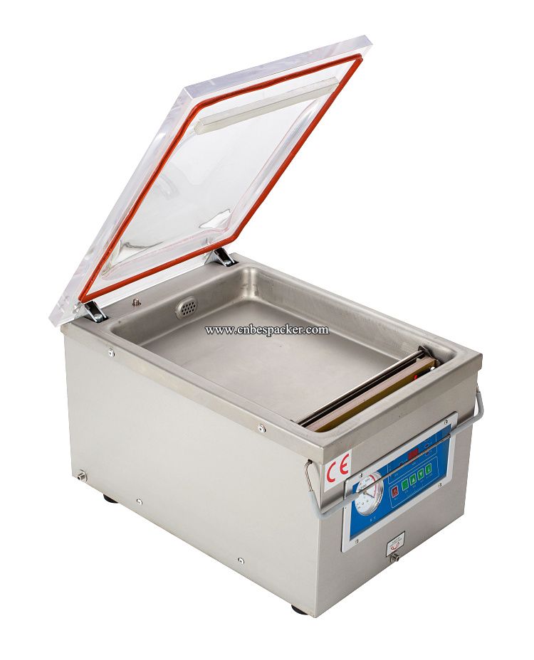 DZ-260 table top stainless steel cover industry vacuum packing machine