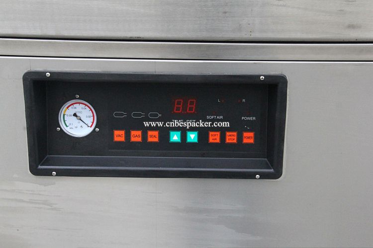 DZ-900 large chamber fish vacuum sealer stand type chicken vacuum packing machine
