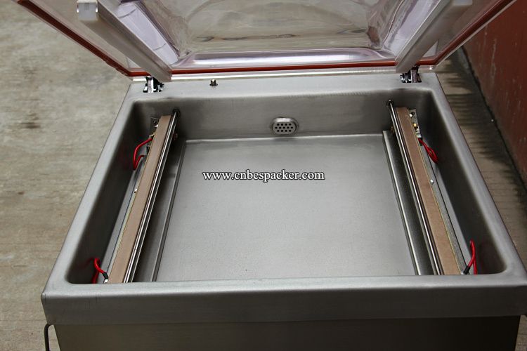 DZ-400 low type gas flush vacuum sealer machine