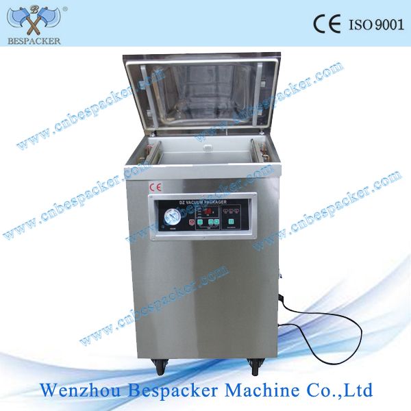 DZ-400 stand type gas flush vacuum machine industrial food meat vacuum sealer