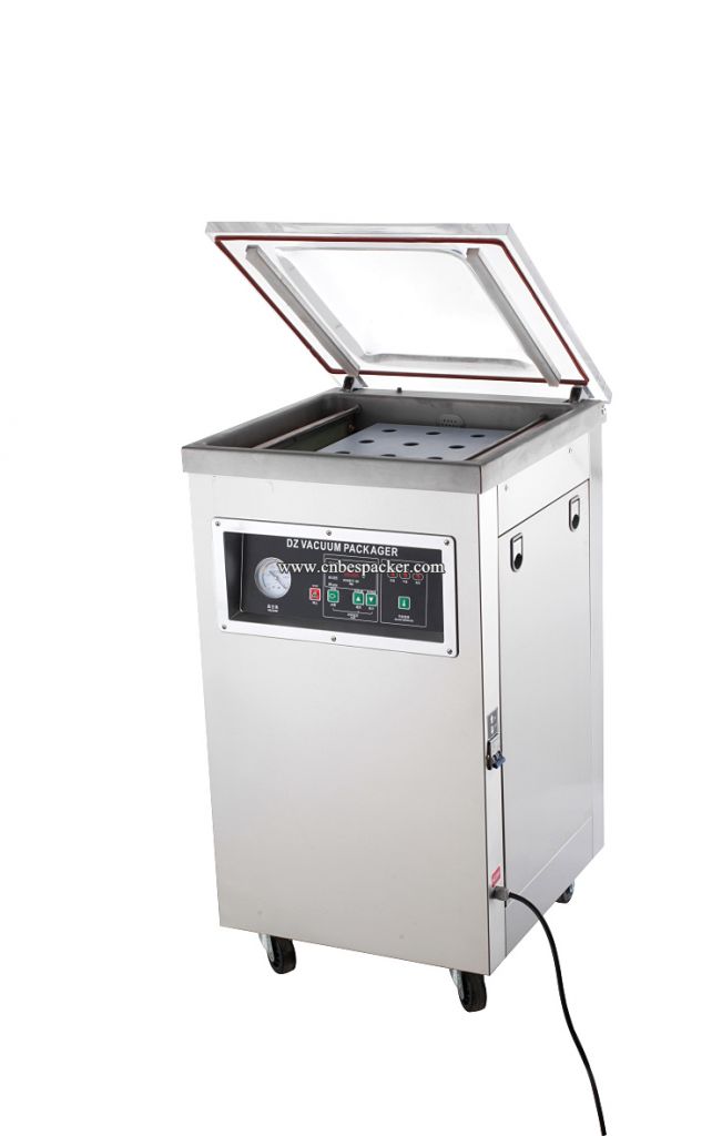 DZ-400 Stand type 2 sides sealing vacuum packing machine for clothes
